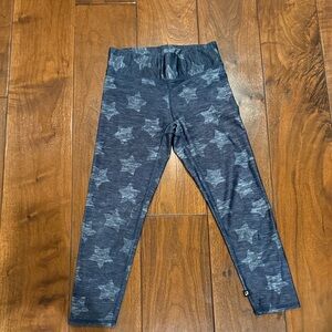 Terez Gray Star Patterned Leggings